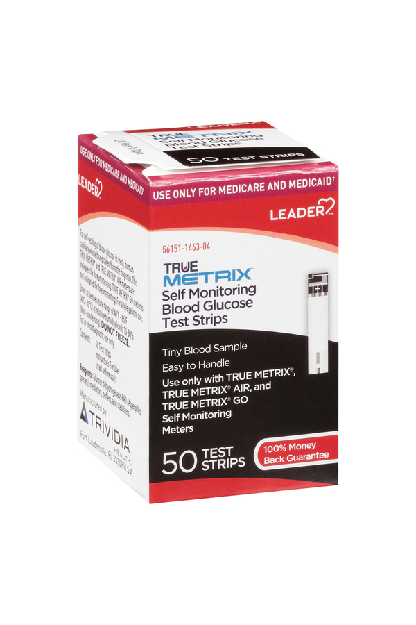 Image for Leader Blood Glucose Test Strips, Self Monitoring,50ea from Shane's Pharmacy