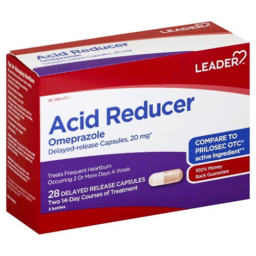 Image for Leader Acid Reducer, 20 mg, Delayed Release Capsules,2ea from Shane's Pharmacy