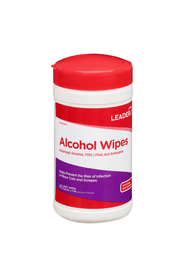 Image for Leader Alcohol Wipes,40ea from Shane's Pharmacy